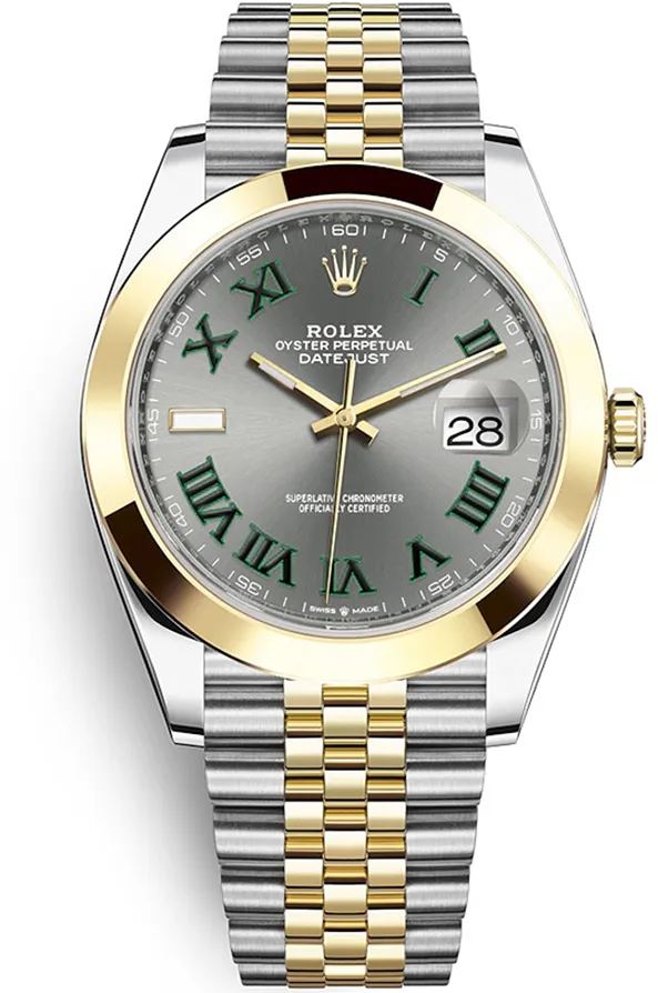 Rolex Datejust 41 126303 41mm Yellow gold and Stainless steel Gray