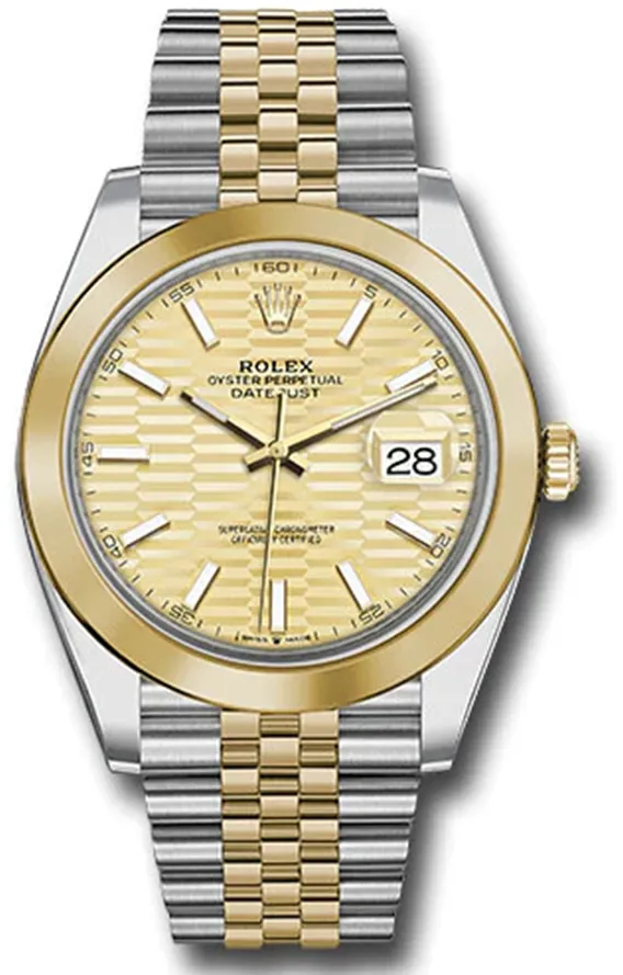 Rolex Datejust 41 126303 41mm Yellow gold and Stainless steel Golden