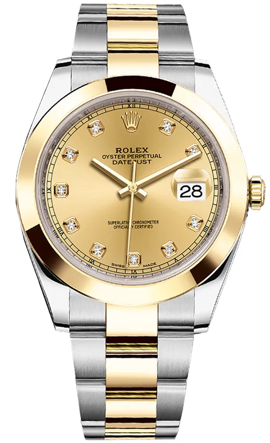 Rolex Datejust 41 126303 41mm Yellow gold and Stainless steel Champagne