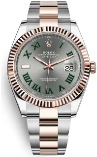 Rolex Datejust 41 126331 Oystersteel$Everose Gold Gray