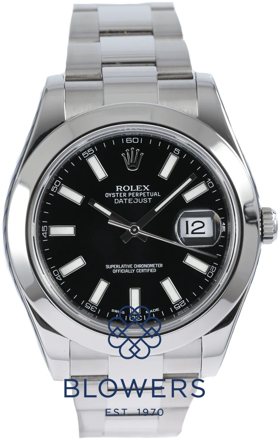 Rolex Datejust II 116300 41mm Stainless steel Black