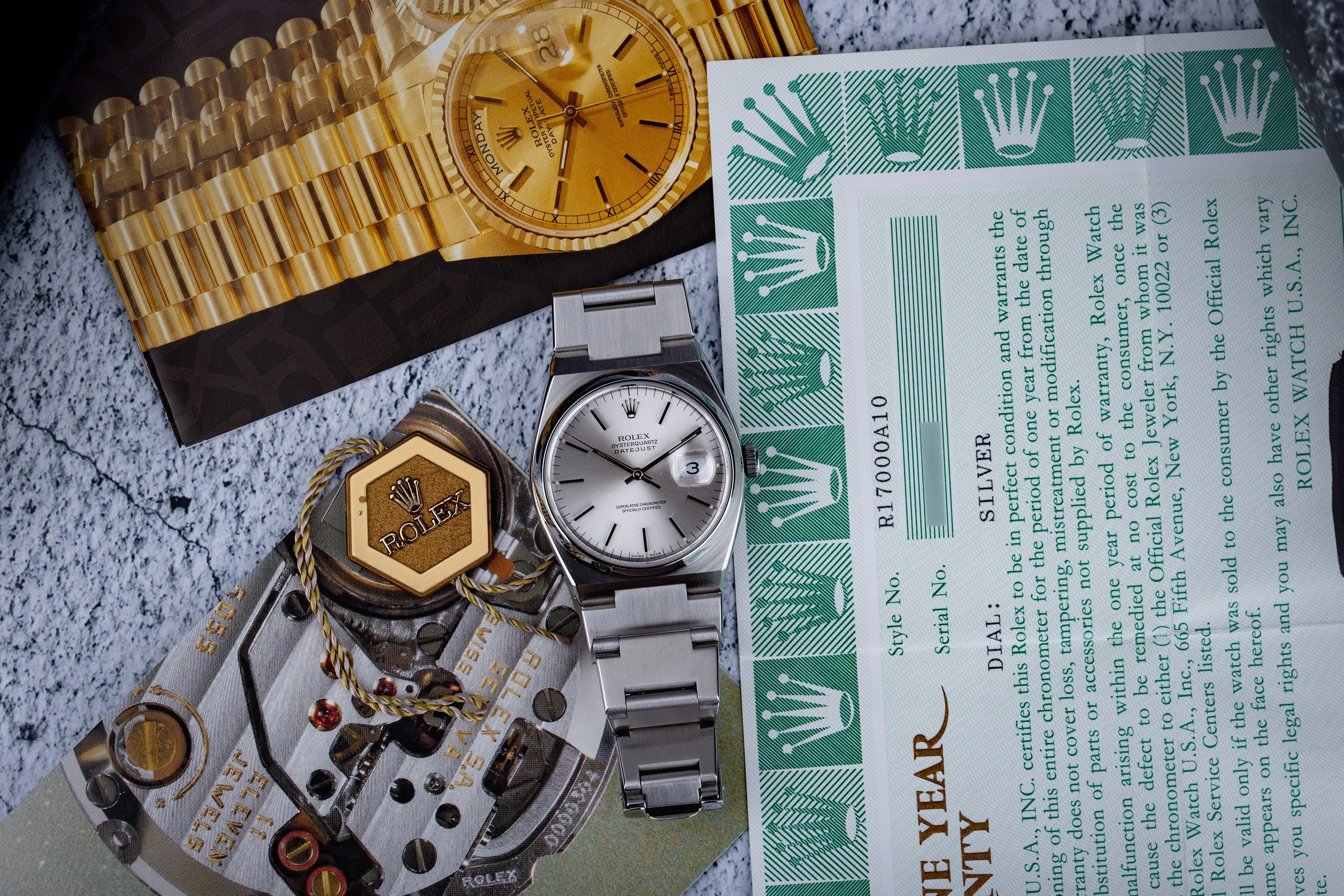 Rolex Datejust Oysterquartz 17000 36mm Stainless steel White 6