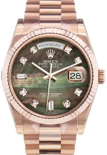 Rolex Oyster Perpetual 31 118235F Rose gold Black