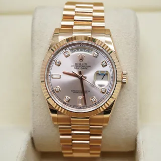 Rolex Day-Date 36 118235 36mm Rose gold Pink