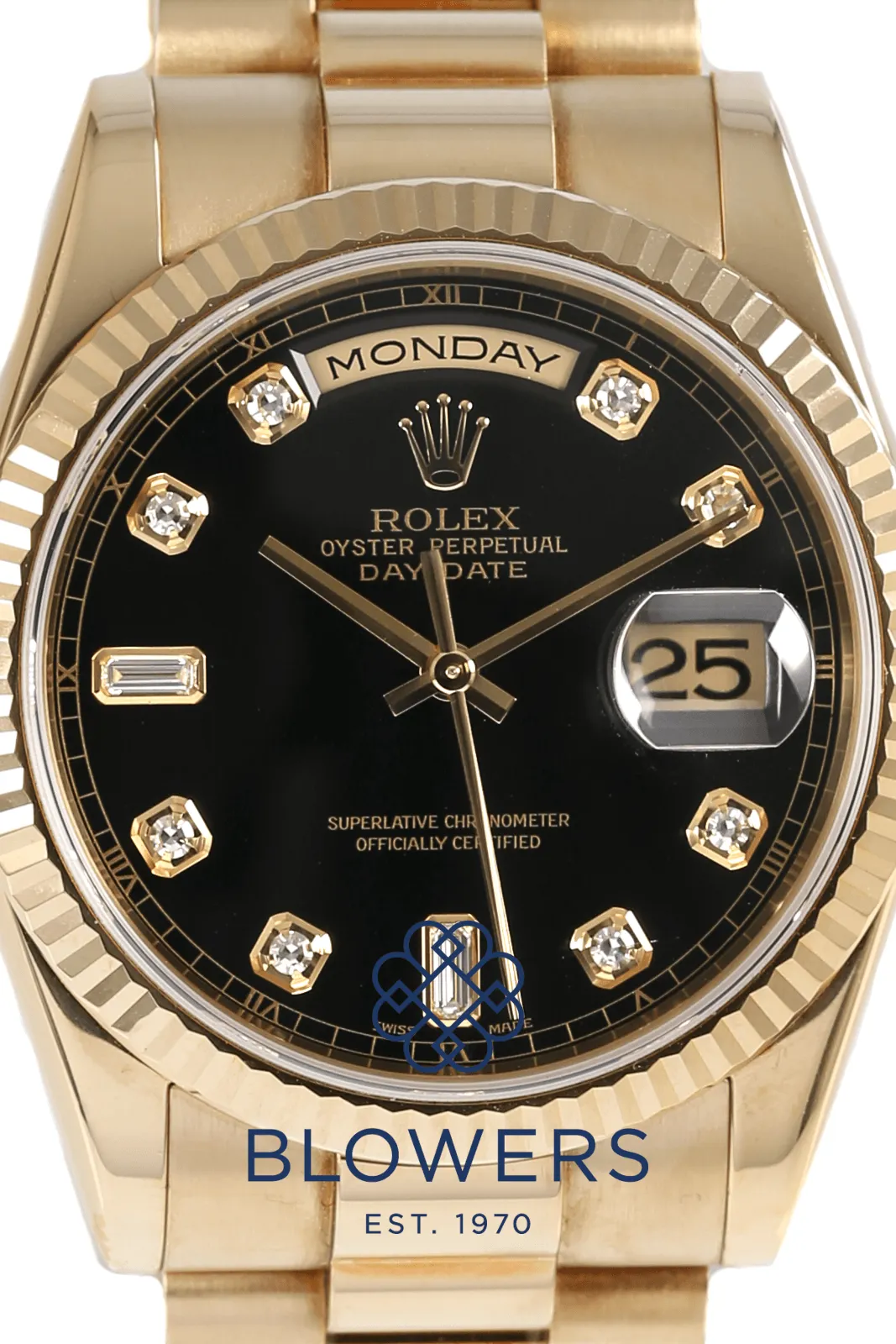 Rolex Day-Date 36 118238 36mm Yellow gold Black 1