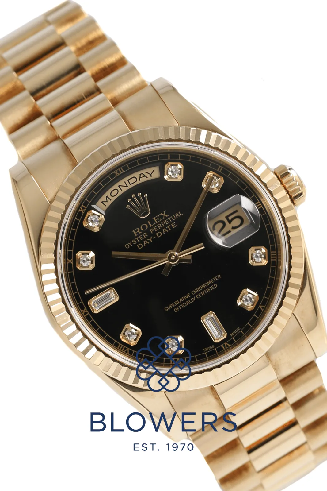 Rolex Day-Date 36 118238 36mm Yellow gold Black 2