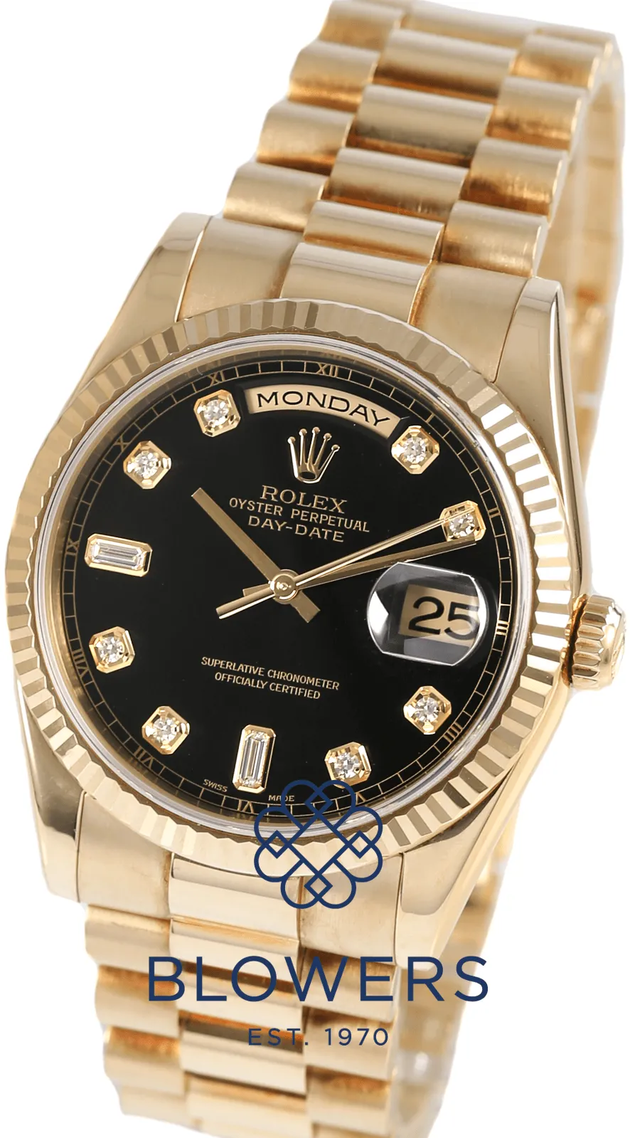 Rolex Day-Date 36 118238 36mm Yellow gold Black 11