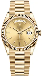 Rolex Day-Date 36 128238 Yellow gold Champagne