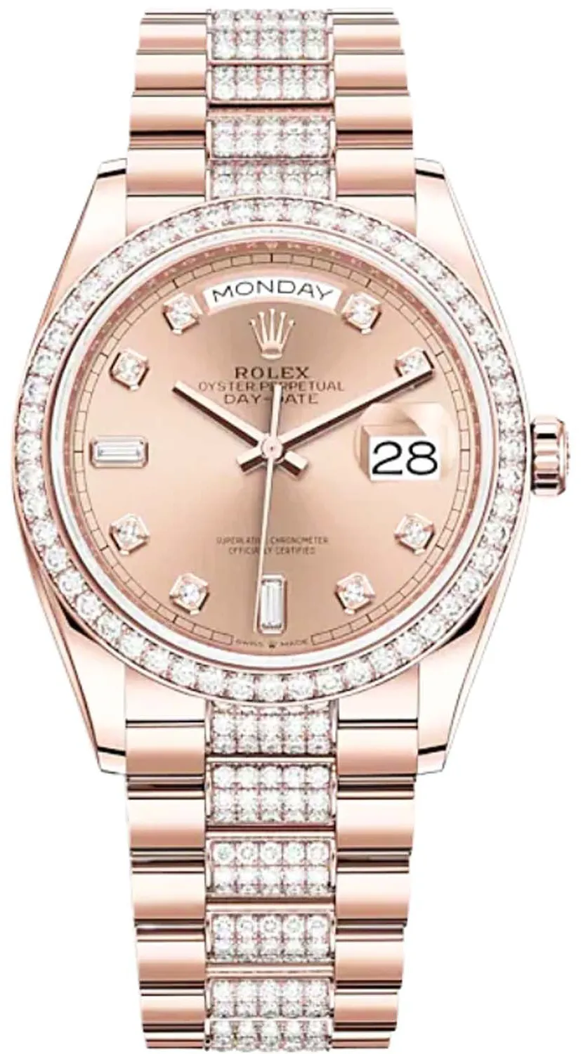 Rolex Day-Date 36 128345RBR 36mm Rose gold Rose gold