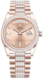 Rolex Day-Date 36 128345RBR 36mm Rose gold Pink