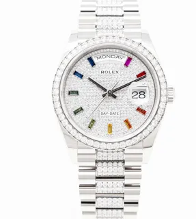 Rolex Day-Date 36 128349RBR White gold