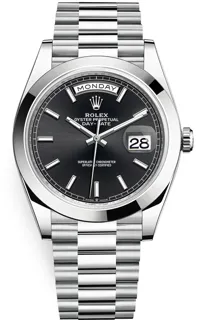 Rolex Day-Date 40 228206 Platinum Black