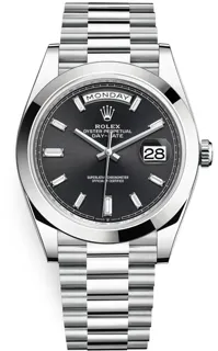 Rolex Day-Date 40 228206 Platinum Black