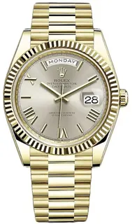 Rolex Day-Date 40 228238 Yellow gold Silver