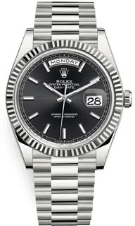 Rolex Day-Date 40 228239 White gold Black