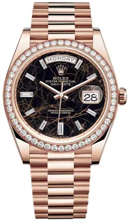 Rolex Day-Date 40 228345RBR Rose gold Brown