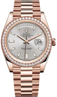 Rolex Day-Date 40 228345RBR Rose gold Gray