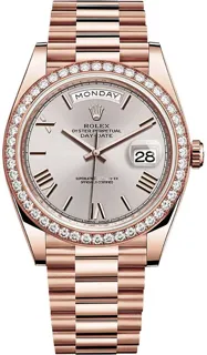 Rolex Day-Date 40 228345RBR Rose gold Gray