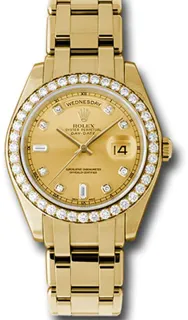 Rolex Day-Date 18948CHD Yellow gold Champagne