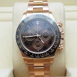 Rolex Daytona 116505 Everose gold Brown