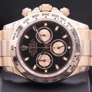 Rolex Daytona 116505 Everose gold Black