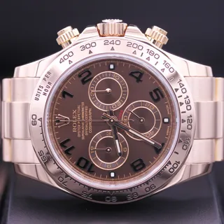 Rolex Daytona 116505 Everose gold Brown