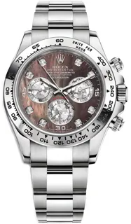 Rolex Daytona 116509 White gold Black Mother Of Pearl$Diamonds