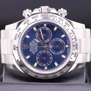 Rolex Daytona 116509 40mm White gold Blue