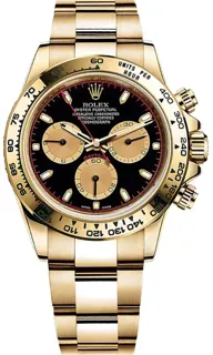 Rolex Daytona 126508 Yellow gold Black