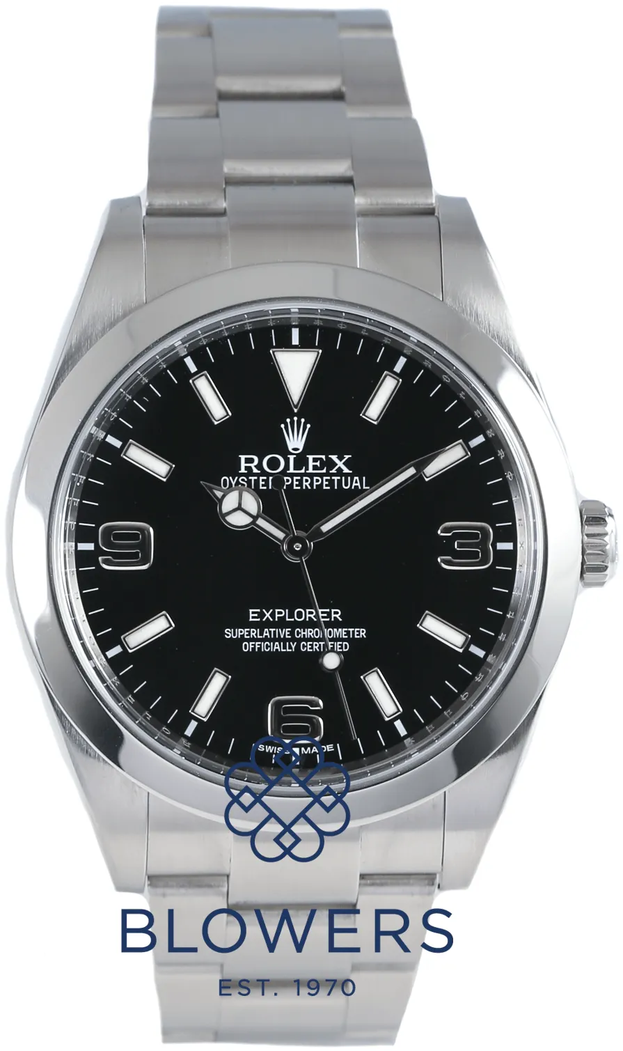 Rolex Explorer 214270 39mm Stainless steel Black