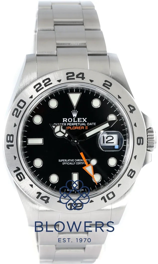 Rolex Explorer II 216570 42mm Stainless steel Black