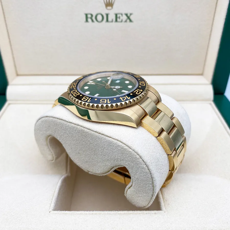 Rolex GMT-Master II 116718 40mm Yellow gold Green 6