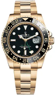 Rolex GMT-Master II 116718 Yellow gold Black