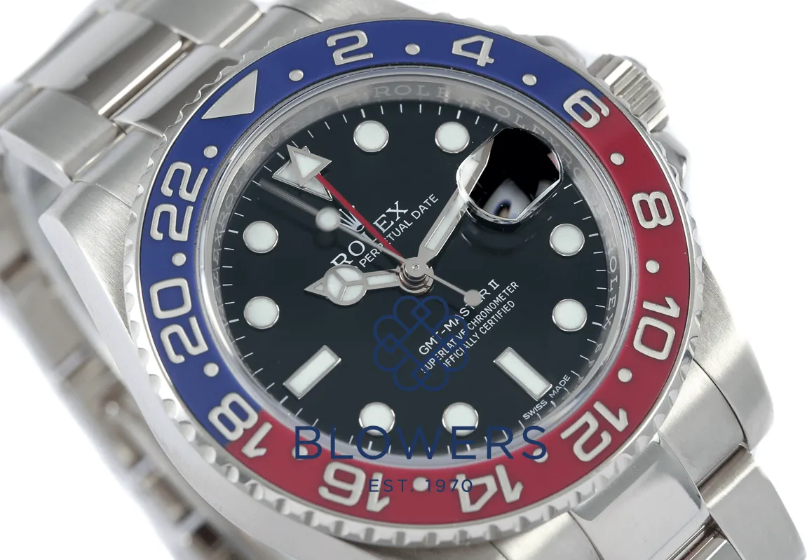 Rolex GMT-Master II 116719BLRO 40mm White gold Black 5