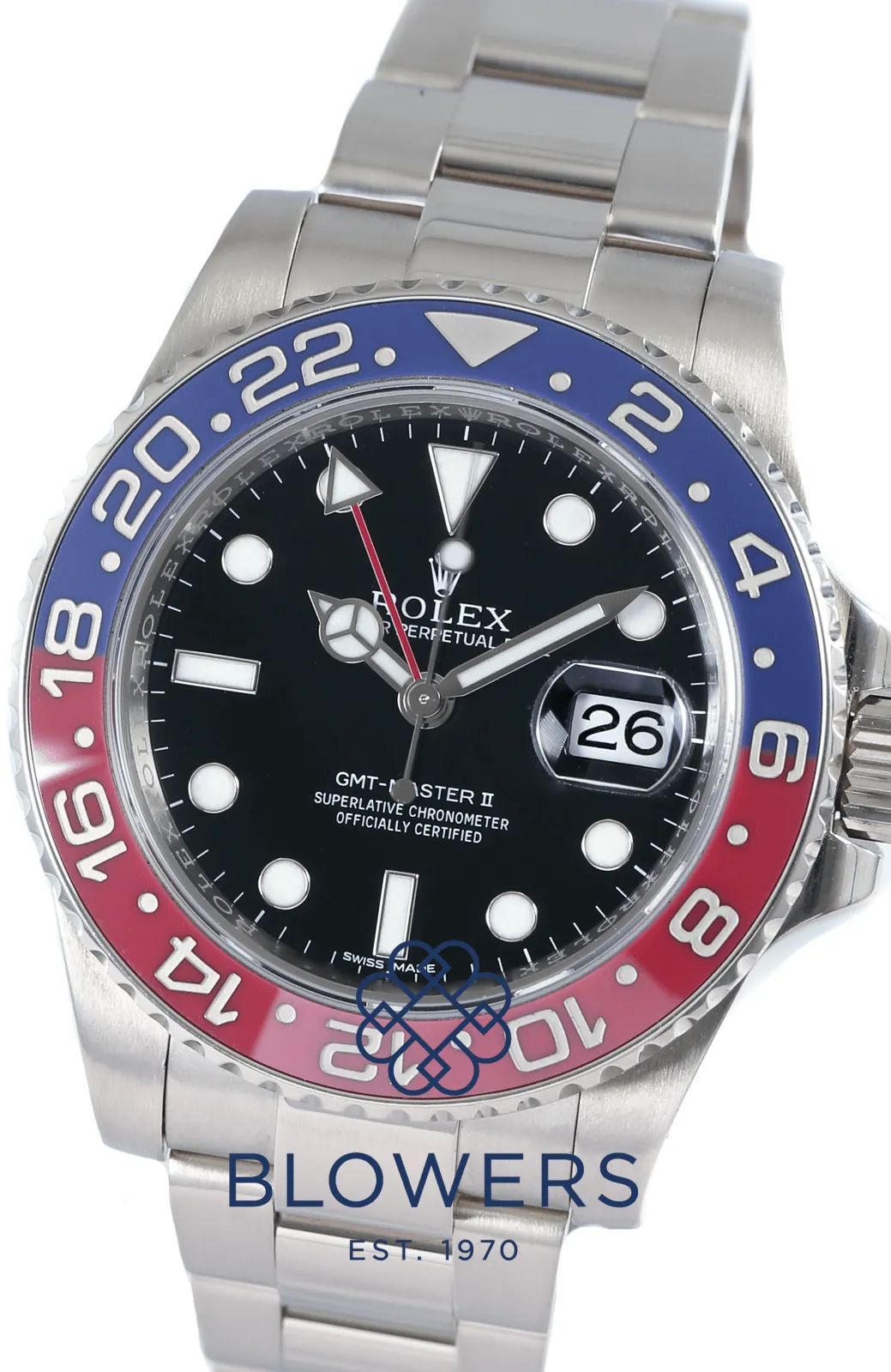 Rolex GMT-Master II 116719BLRO 40mm White gold Black 11