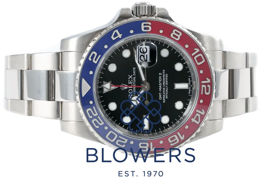 Rolex GMT-Master II 116719BLRO 40mm White gold Black 12