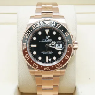 Rolex GMT-Master II 126715CHNR Everose gold Black