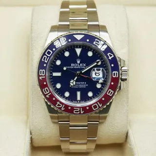 Rolex GMT-Master II 126719BLRO White gold Blue