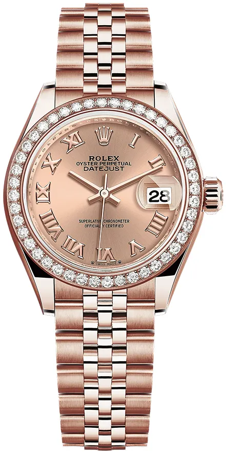 Rolex Lady-Datejust 279135RBR 28mm Rose gold Rose