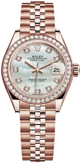 Rolex Lady-Datejust 279135RBR Rose gold White