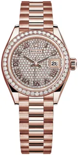 Rolex Lady-Datejust 279135RBR Rose gold White