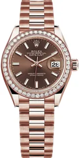 Rolex Lady-Datejust 279135RBR Rose gold Brown