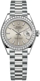 Rolex Lady-Datejust 279139RBR White gold Silver