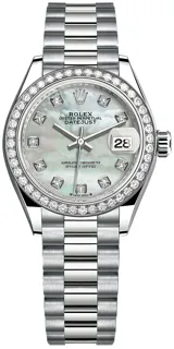 Rolex Lady-Datejust 279139RBR White gold White