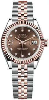 Rolex Lady-Datejust 279171 Oystersteel$Everose Gold Brown