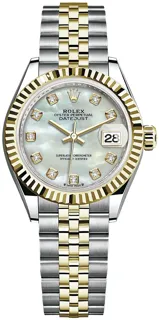 Rolex Lady-Datejust 279173 Oystersteel$Yellow Gold White