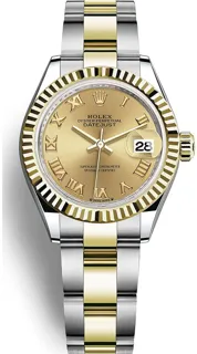 Rolex Lady-Datejust 279173 Oystersteel$Yellow Gold Champagne