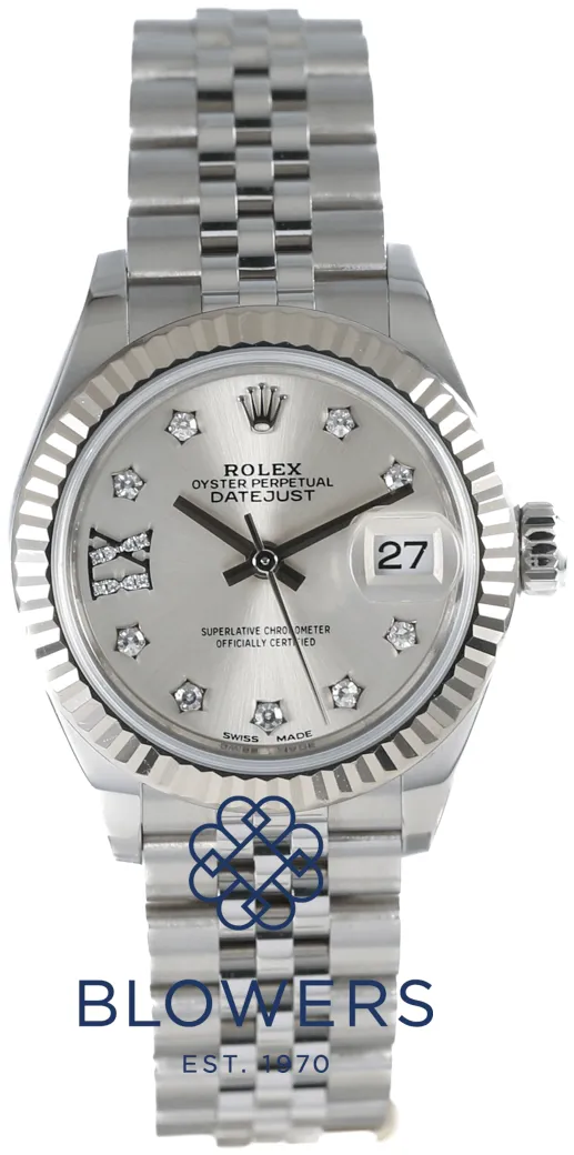 Rolex Lady-Datejust 279174 28mm Stainless steel Silver