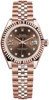 Rolex Lady-Datejust 279175 Rose gold Brown