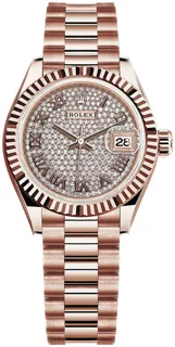 Rolex Lady-Datejust 279175 Rose gold White